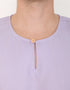 BAJU MELAYU PESAK MEGAT R/FIT (LILAC)